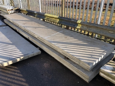2 of Concrete Panels, 6070 x 980 x 140 mm - 2