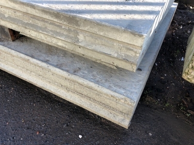 2 of Concrete Panels, 6070 x 980 x 140 mm - 4