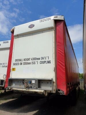 2003 Cartwright Triaxle Curtainside Trailer