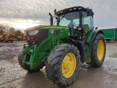 2016 John Deere 6155R 4wd Tractor