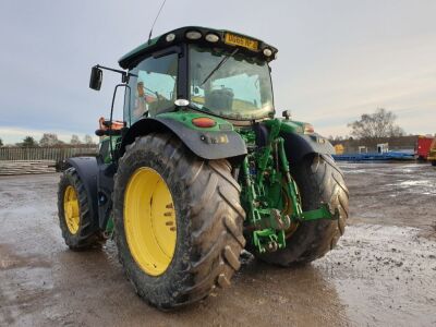 2016 John Deere 6155R 4wd Tractor - 4