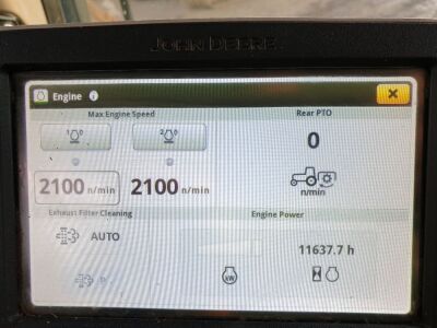 2016 John Deere 6155R 4wd Tractor - 8