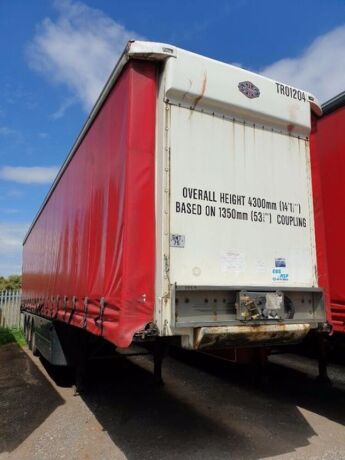 2003 Cartwright Triaxle Curtainside Trailer