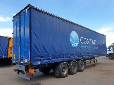 1999 M&G Triaxle Curtainside Trailer