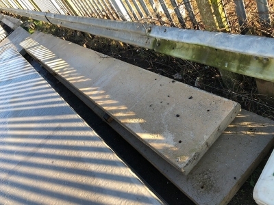 2 of Concrete Panels, 6100 x 600 x 90 mm, 6100 x 780 x 90 mm - 2