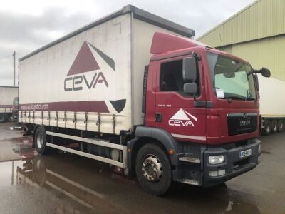 2014 MAN TGM 18 250 4x2 Curtainsider