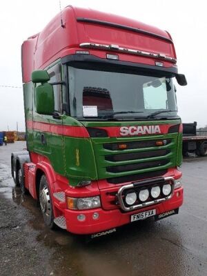 2015 Scania R490 Topline 6x2 Tractor Unit