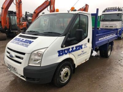 2012 Ford Transit 4x2 Dropside Tipper