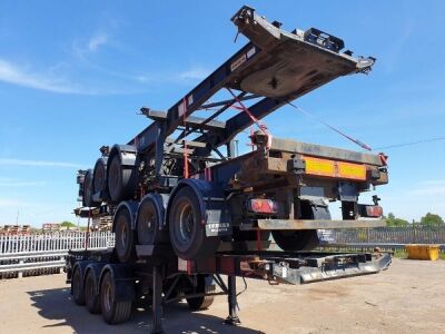 2006 Dennison Triaxle Skeletal Trailer - 2