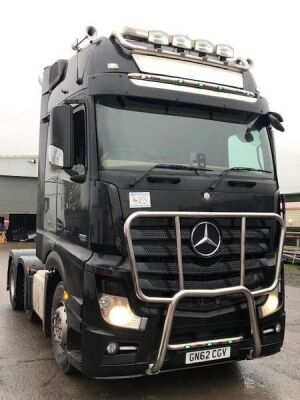 2012 Mercedes Actros 2551 6x2 Midlift Tractor Unit