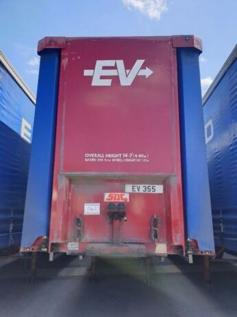 2008 SDC Triaxle Curtainside Trailer