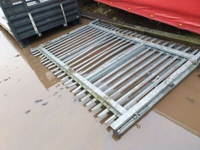 2 x Galvanised Gates