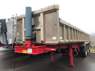 1999 Weightlifter Triaxle Alloy Body Tipping Trailer