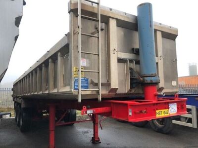 1999 Weightlifter Triaxle Alloy Body Tipping Trailer - 2