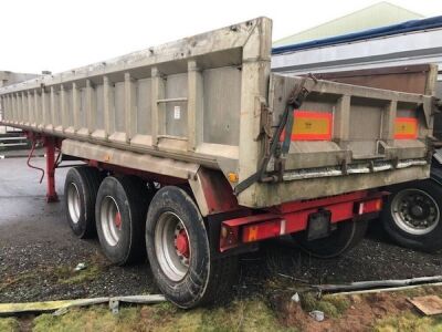 1999 Weightlifter Triaxle Alloy Body Tipping Trailer - 3