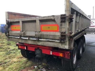 1999 Weightlifter Triaxle Alloy Body Tipping Trailer - 13