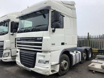 2013 DAF XF105 460 6x2 Midlift Tractor Unit