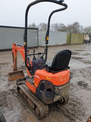 2017 Kubota K008-3 Mini Digger - 4