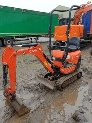 2017 Kubota K008-3 Mini Digger - 2