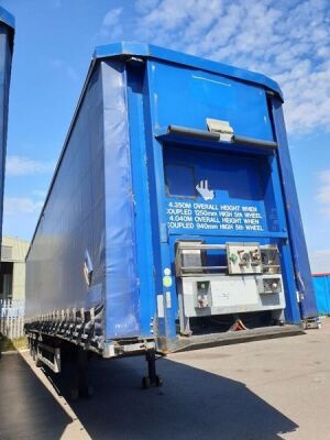 2008 SDC Triaxle Curtainside Trailer - 2