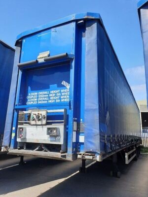 2008 SDC Triaxle Curtainside Trailer - 2