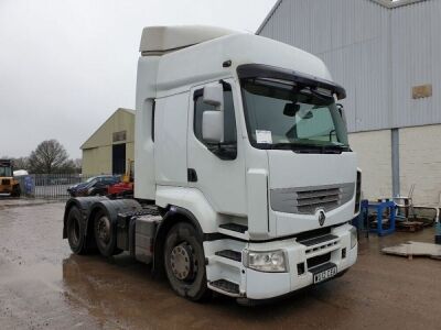 2012 Renault Privilege 6x2 Midlift Tractor Unit