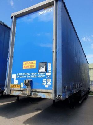 2007 SDC Triaxle Stepframe Double Deck Curtainside Trailer - 2