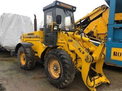 1991 Hanomag 35D Wheeled Loader, No Bucket 