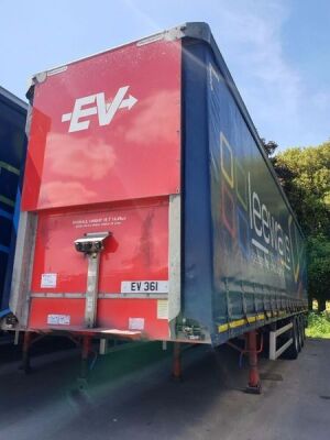 2015 Montracon Triaxle Curtainside Trailer