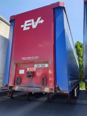 2008 SDC Triaxle Curtainside Trailer