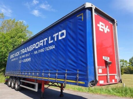 2015 Montracon Triaxle Curtainside Trailer