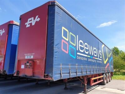 2004 M&G Triaxle Curtainside Trailer