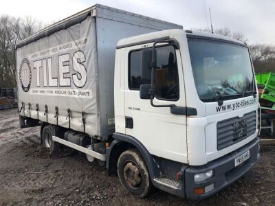 2007 MAN TGL 7-150 4x2 Curtainside Rigid