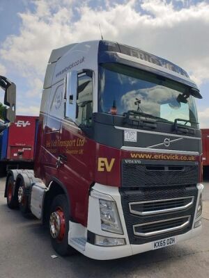 2015 Volvo FH460 Euro 6 6x2 Midlift Tractor Unit