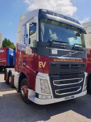 2014 Volvo FH460 Euro 6 6x2 Midlift Tractor Unit