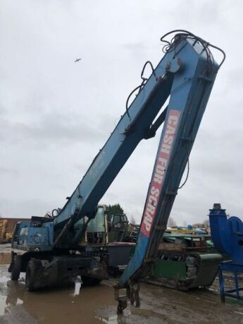 1998 Fuchs / Terex MHL 350 Serie A Wheeled Scrap Handler