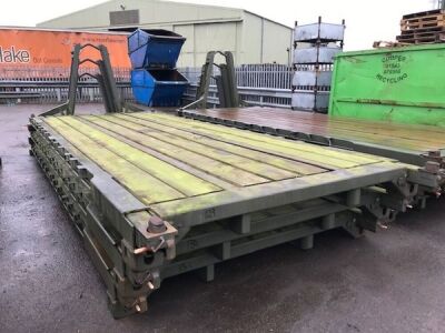 Big Hook 20' Flat Rack Body c/w Twistlocks - 6