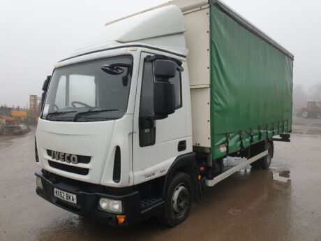 2012 IVECO EUROCARGO 75 E16 4x2 Curtainside Rigid