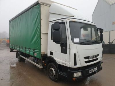 2012 IVECO EUROCARGO 75 E16 4x2 Curtainside Rigid - 2