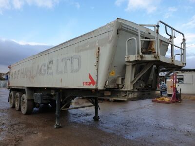 2004 Stas Aggregate Plank Sided Tipping Trailer Tri Axle