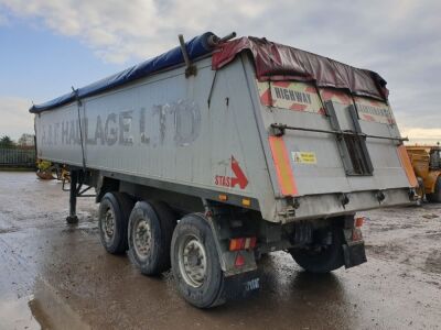 2004 Stas Aggregate Plank Sided Tipping Trailer Tri Axle - 4