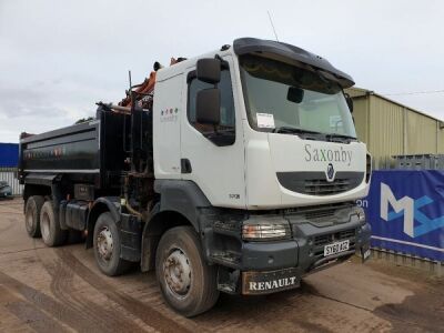 2010 RENAULT KERAX 370 DXI Grabloader 8x4 - 2