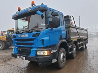 2015 SCANIA P410 Euro 6 Steel Body 8x4 Tipper - 2