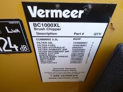 2007 Vermeer BC1000XL Brush Chipper - 5