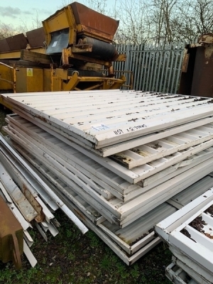 Qty of Solid Temporary Fencing Panels - 8