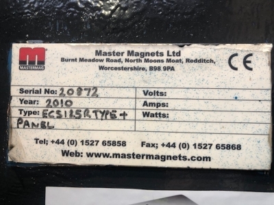 2010 Master Magnets ECS125 R Type Eddy Current Separator - 3