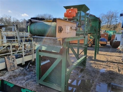 Shaker Deck + Eddy Current Separator, Wash Deck + Scoop Conveyer