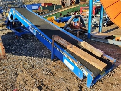 Mobile Electric Conveyor c/w Hydraulic Tilt, 600mm Belt - 3