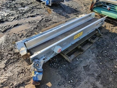 2 x Electric Driven Feed Conveyors - 3