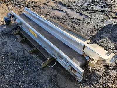 2 x Electric Driven Feed Conveyors - 5